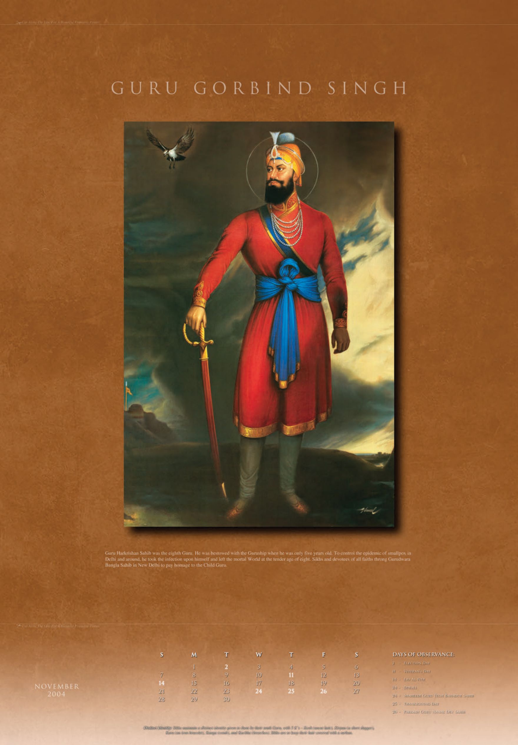 November: Guru Gobind Singh