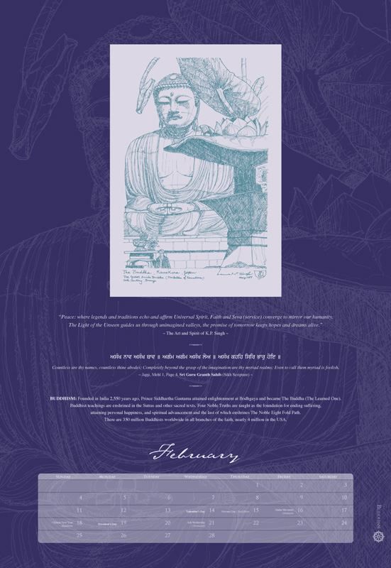 February: Buddhism