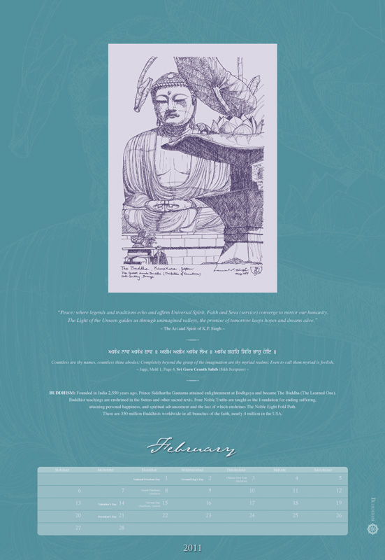 February: Buddhism