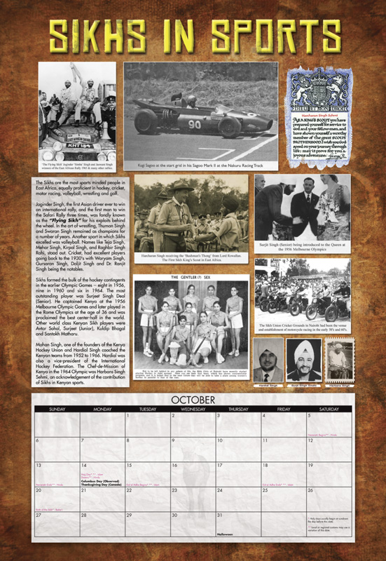 October: Sikhs In Sports