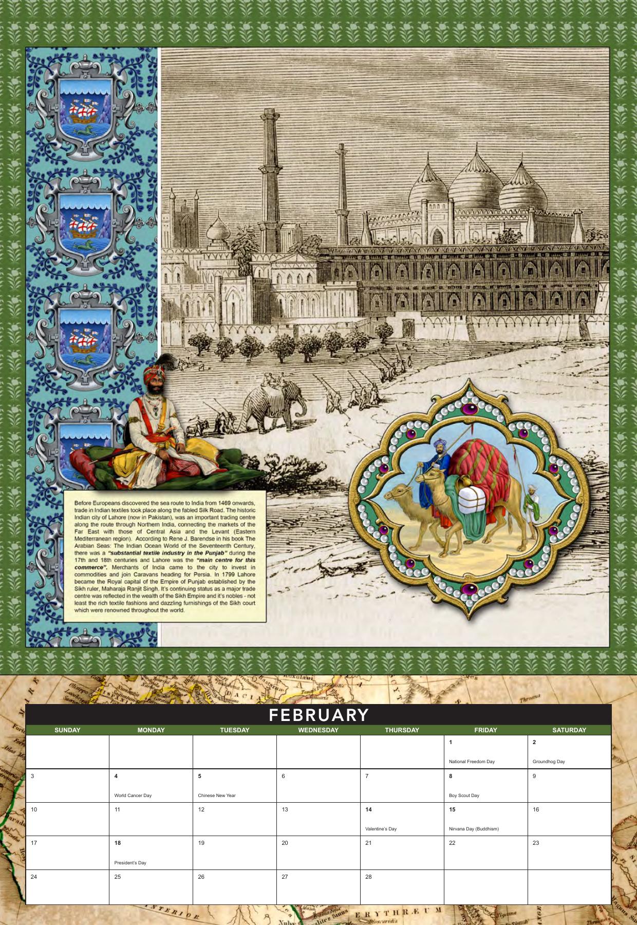 February: The Silk Road and Lahore