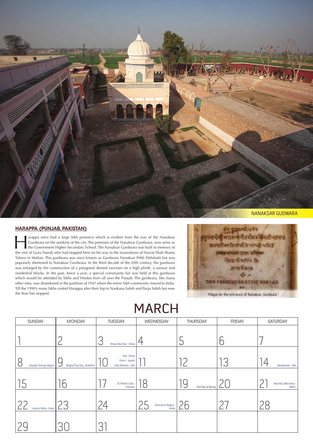 March: Nanaksar Gudwara