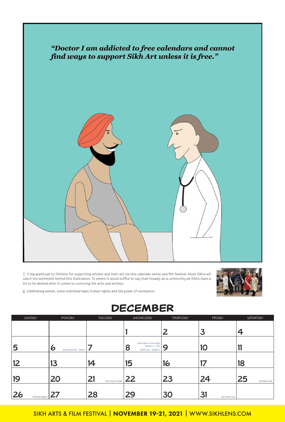 December: Free Calendars