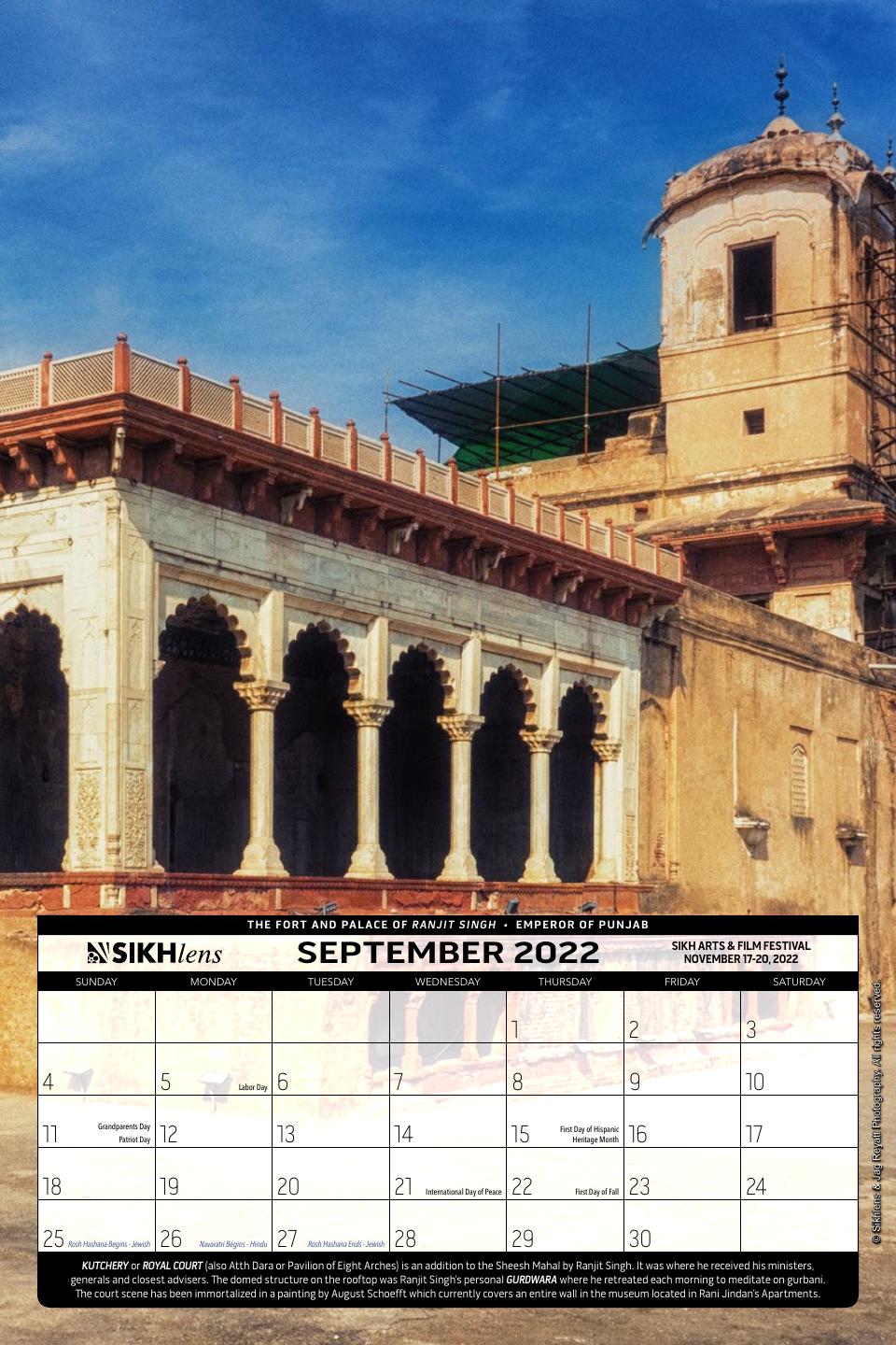September: Kutchery / Royal Court